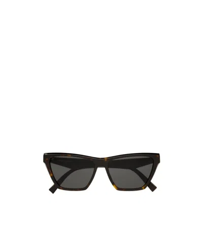 Saint Laurent M103 Sunglasses In Black