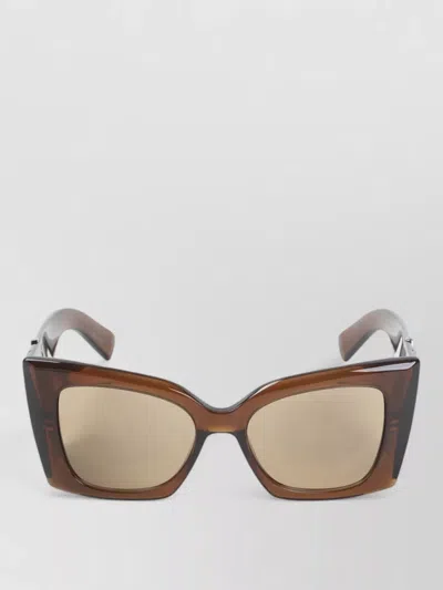 Saint Laurent M119 Blaze Cat Eye Acetate Sunglasses In Brown