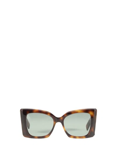 Saint Laurent M119 Sunglasses In Brown