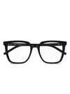 Saint Laurent Logo Flat Mirror In Black
