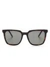 Saint Laurent M146 Sunglasses In Brown