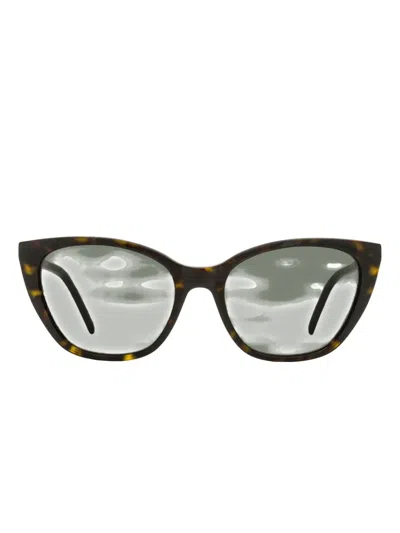 Saint Laurent M69 Cat-eye Sunglasses In Brown