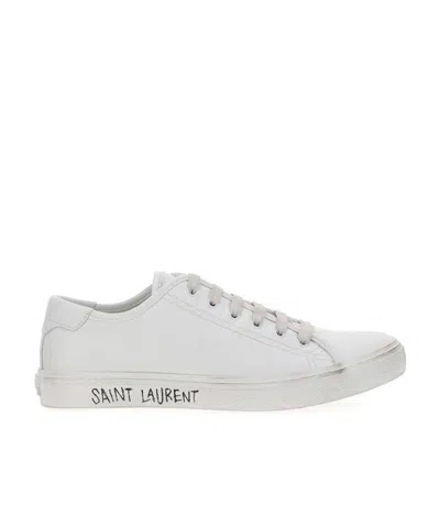 SAINT LAURENT SAINT LAURENT MALIBU LACE-UP SNEAKERS