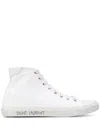 Saint Laurent Distressed Effect High-top Sneakers