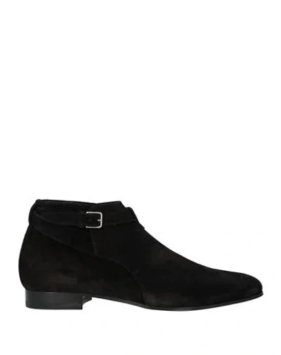 Saint Laurent Man Ankle Boots Black Size 8.5 Leather