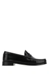 Saint Laurent Le Loafer Loafers In Polished Wrinkled Leather In Black