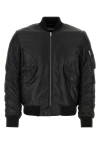 Saint Laurent Black Regular Fit Bomber Jacket In Black