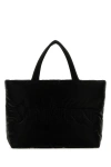 Saint Laurent Quilted Rectangular Shopping Bag With Soft Texture In Black