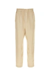 Saint Laurent Trousers With Front Pleats And Back Pockets In Multicolor