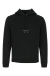 Saint Laurent Hot Multi-star Logo Hooded Sweater In Black