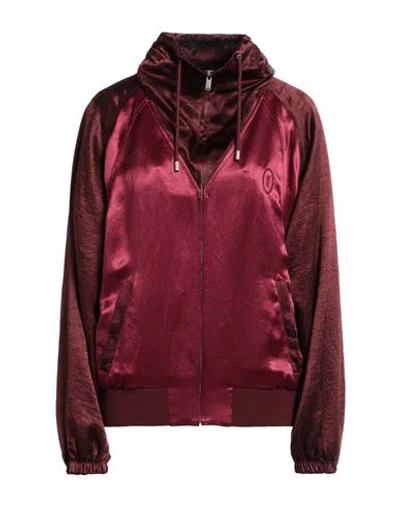 Saint Laurent Man Jacket Burgundy Size 36 Acetate, Polyester, Acrylic, Wool, Elastane In Red