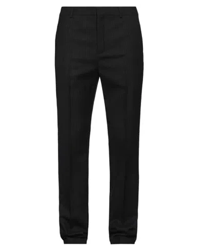 Saint Laurent Man Pants Black Size 36 Wool