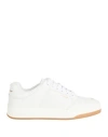 Saint Laurent Man Sneakers White Size 9 Leather