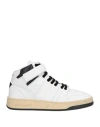 Saint Laurent Men's Lax Mid Top Sneaker Greenwich In White