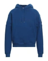 Saint Laurent Man Sweatshirt Blue Size Xl Cotton, Polyester, Elastane