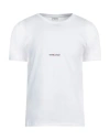 Saint Laurent Logo-print Cotton T-shirt In White