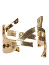 Saint Laurent Manchette Cassandre Roche Bras In Gold