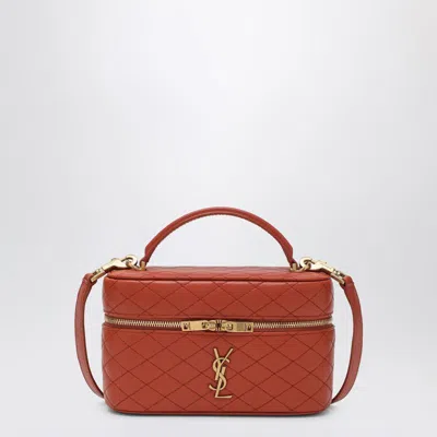 Saint Laurent Mandarin Vanity Gaby Cassandre Bag In Red