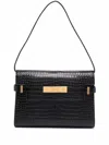 Saint Laurent Manhattan Box Embossed Leather Bag