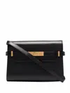 Saint Laurent Manhattan Small Flap Bag In Black