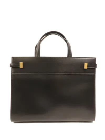 Pre-owned Saint Laurent Manhattan Tote Bag In Black