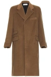 Saint Laurent Manteau Coat In Beige
