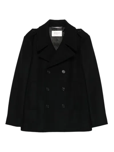 Saint Laurent Manteau M42 I Retouche Army Feu In Black