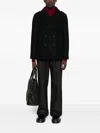 Saint Laurent Manteau M42i Retouche Army Feu In Black