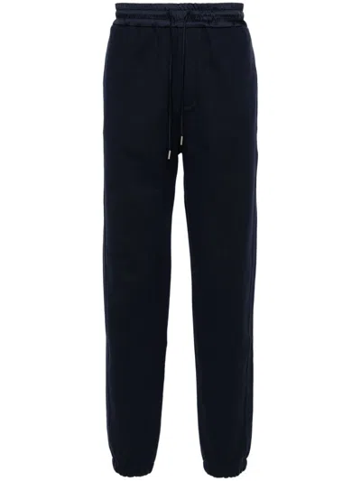 Saint Laurent Marine Cotton Clothing Trousers In Black
