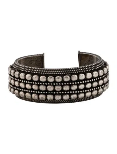 Pre-owned Saint Laurent Marrakech Motif Bracelet, 6.25" In Multi