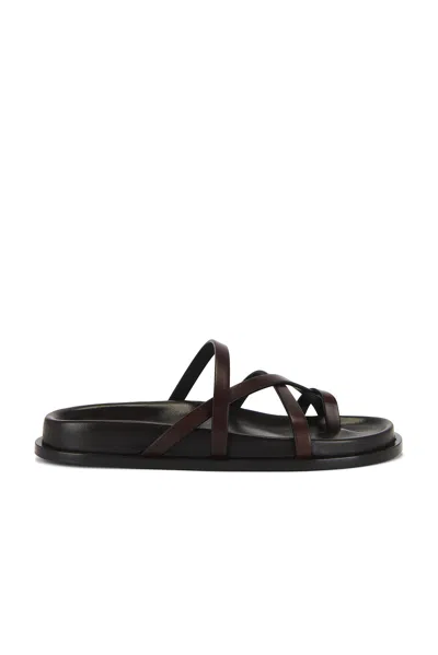 Saint Laurent Mathis Flat Sandal