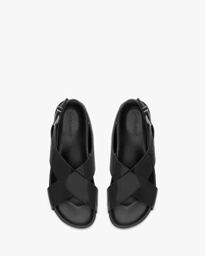 Saint Laurent Mathis Sandals For Men In Black