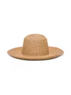Saint Laurent Maui Straw Hat In Brown
