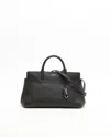 Saint Laurent Medium Cabas Rive Gauche Bag In Black