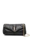 Saint Laurent Medium Calypso Shoulder Bag In Black