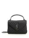 Saint Laurent Medium College Bag Shoulder Bags Black