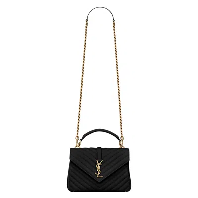 Pre-owned Saint Laurent Medium College Shoulder Bag 'black'