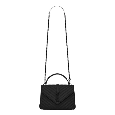 Pre-owned Saint Laurent Medium College Shoulder Bag 'nero'