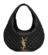 Saint Laurent Medium Icare Quilted Shoulder Bag In Black
