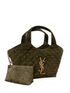 Saint Laurent Medium Icare Quilted Tote Bag In Pattern