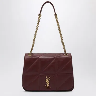 Saint Laurent Medium Jamie 4.3 Bag In Leather Dark Burgundy