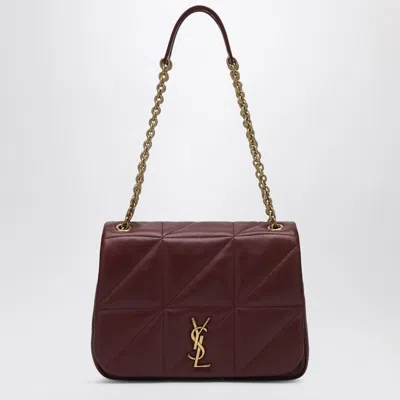 Saint Laurent Medium Jamie 4.3 Bag In Leather Dark Burgundy Women In Red