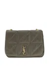 Saint Laurent Medium Shoulder Bag Featuring Chain Strap In Gray