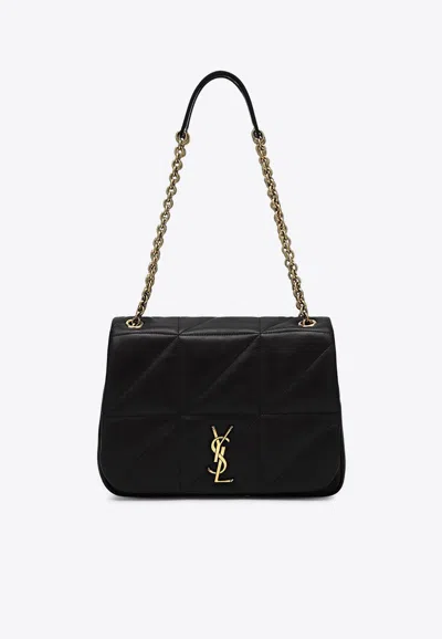 Saint Laurent Medium Jamie 4.3 Nappa Leather Shoulder Bag In Black