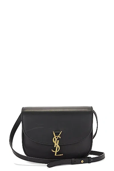 Saint Laurent Medium Kaia Monogramme Bag In Nero