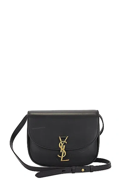 Saint Laurent Medium Kaia Monogramme Bag In Black