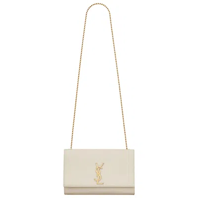 Pre-owned Saint Laurent Medium Kate Chain Bag 'soft Cream' | White | Women's Size Onesize