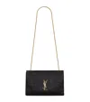 Saint Laurent Medium Kate Reversible Shoulder Bag In Black