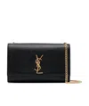Saint Laurent Medium Kate Shoulder Bag In Black