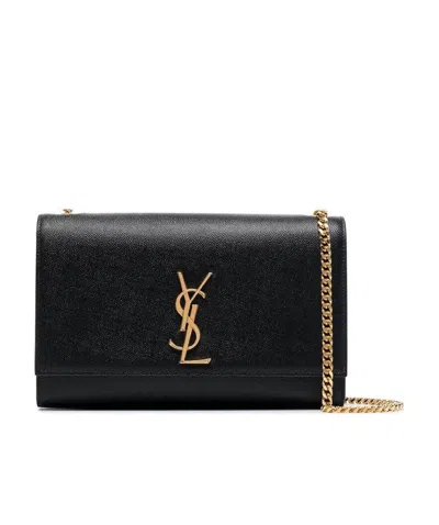 Saint Laurent Medium Kate Shoulder Bag In Black